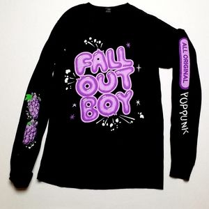 Fall Out Boy Tultex concert tour tee shirt